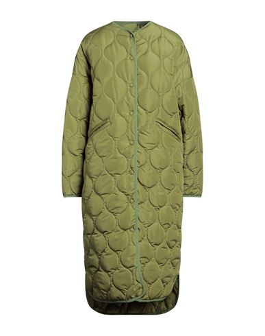 Manuel Ritz Woman Down Jacket Military Green Size 4 Polyester