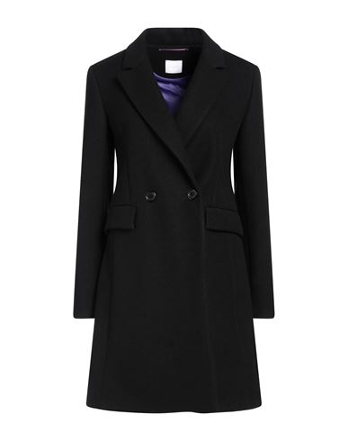 Shop Merci .., Woman Coat Black Size 6 Polyester, Viscose