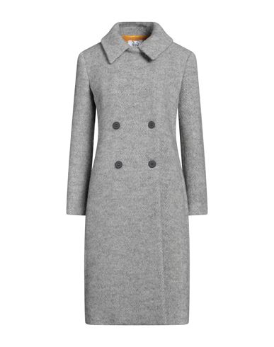 Niū Woman Coat Light Grey Size M Acrylic, Synthetic Fibers, Alpaca Wool, Virgin Wool, Wool