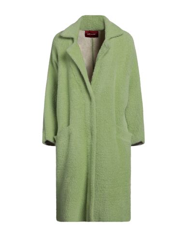 Marta Marzotto Woman Coat Acid Green Size M Nylon, Polyester