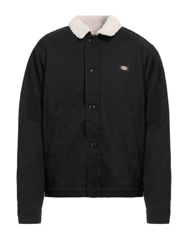 Dickies Man Jacket Black Size Xl Cotton, Polyester In Black