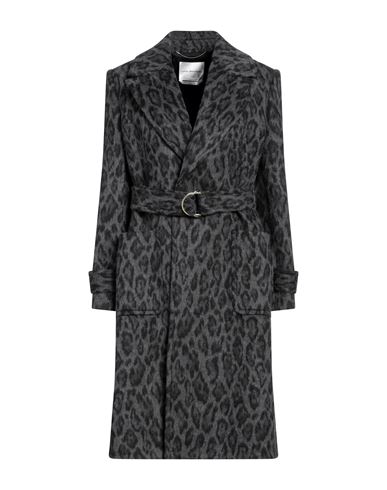 Anna Molinari Blumarine Woman Coat Grey Size 8 Acrylic, Polyester, Wool