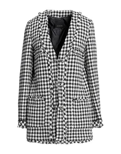 Pinko Woman Overcoat & Trench Coat White Size 6 Cotton, Polyester, Acrylic, Polyamide, Viscose