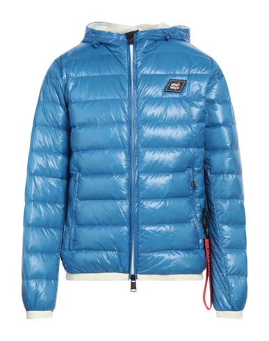 Afterlabel After/label Man Down Jacket Light Blue Size Xxl Polyamide