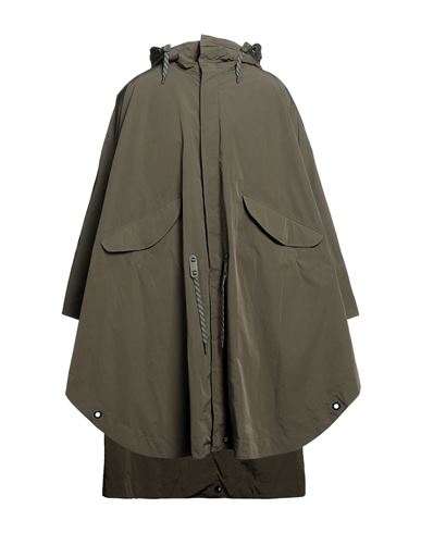Burberry Man Cape Military Green Size M Polyester, Polyamide, Cotton