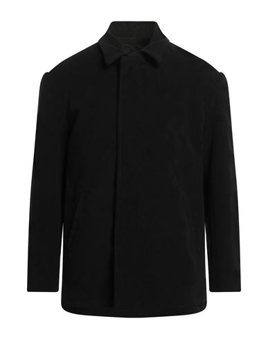 14bros Man Coat Black Size 42 Cotton, Viscose