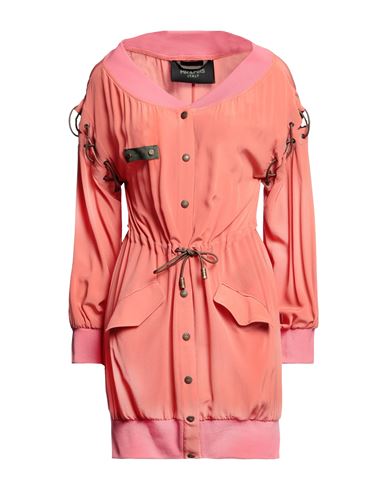 Mr & Mrs Italy Woman Overcoat & Trench Coat Salmon Pink Size S Silk