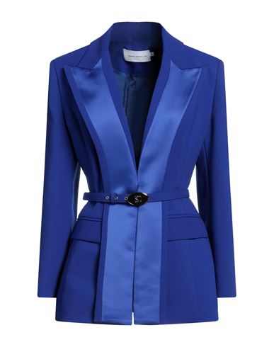 Simona Corsellini Woman Blazer Bright Blue Size 4 Polyester, Acetate