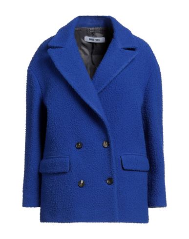 Annie Paris Woman Coat Bright Blue Size 10 Wool