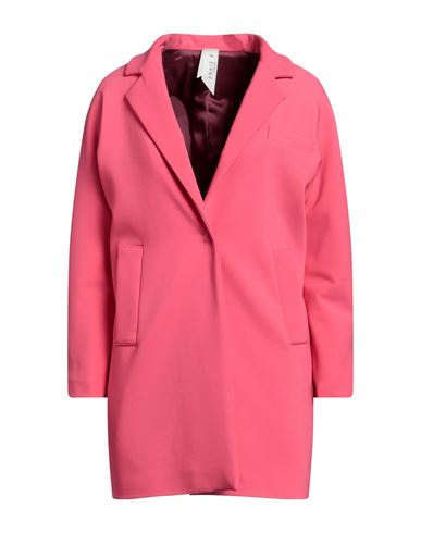 Annie P . Woman Coat Fuchsia Size 8 Polyester, Elastane In Pink