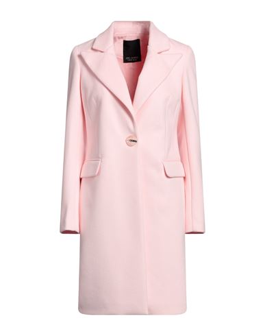 Shop Yes London Woman Coat Pink Size 10 Polyester, Viscose