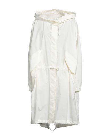 Jil Sander Woman Overcoat Ivory Size 0 Cotton In White