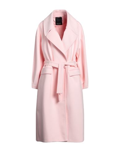 Yes London Woman Coat Pink Size 8 Polyester, Viscose