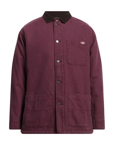 Dickies Man Jacket Deep Purple Size Xl Cotton In Purple