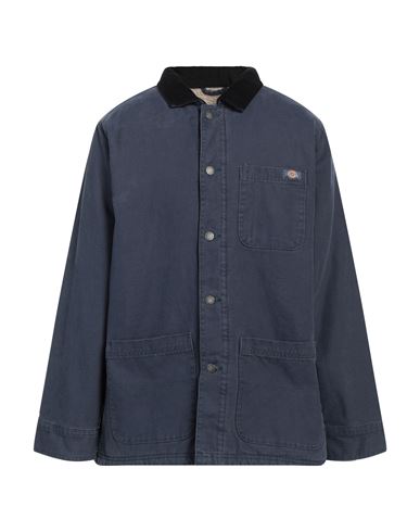 Dickies Man Jacket Slate Blue Size Xl Cotton In Blue
