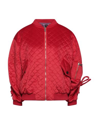 Vanessa Scott Woman Jacket Red Size M Polyester