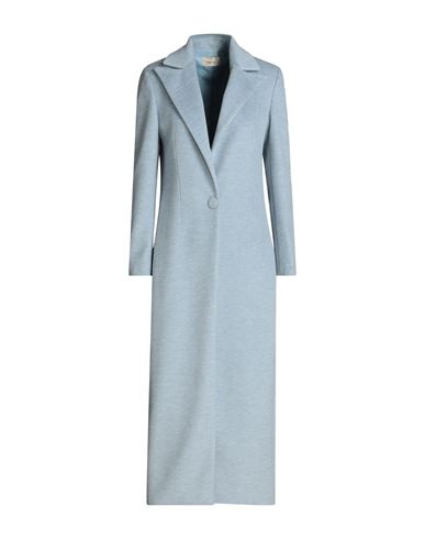 Toy G. Woman Coat Light Blue Size 4 Polyester, Viscose