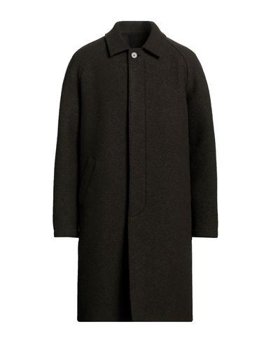 Harris Wharf London Man Coat Military Green Size 42 Virgin Wool
