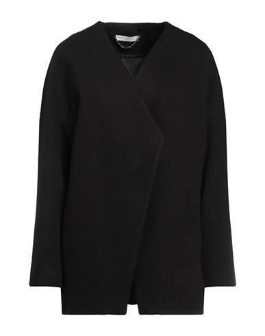 Maria Vittoria Paolillo Mvp Woman Overcoat Black Size 6 Polyester
