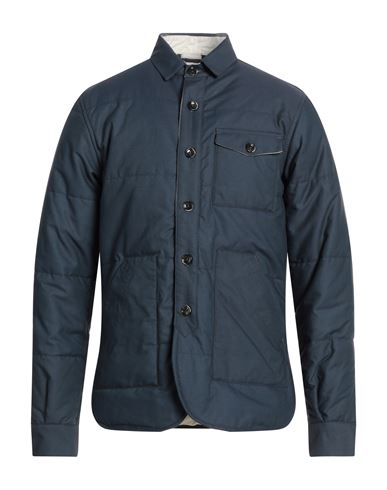 Shop Nine:inthe:morning Nine In The Morning Man Jacket Navy Blue Size Xl Cotton, Polyamide