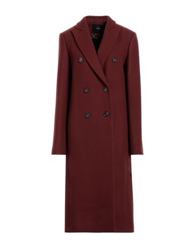 Joseph Woman Coat Dark Brown Size 0 Virgin Wool, Polyamide, Cashmere