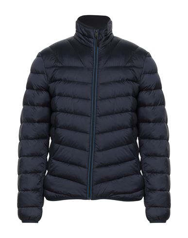 Napapijri Man Down Jacket Navy Blue Size Xl Polyamide In Navy Blue