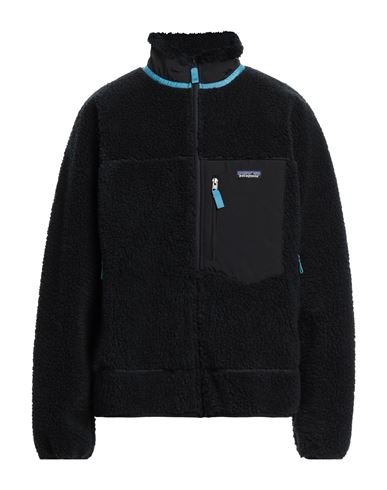 Patagonia Man Jacket Midnight Blue Size S Polyester, Nylon, Polyamide In Black