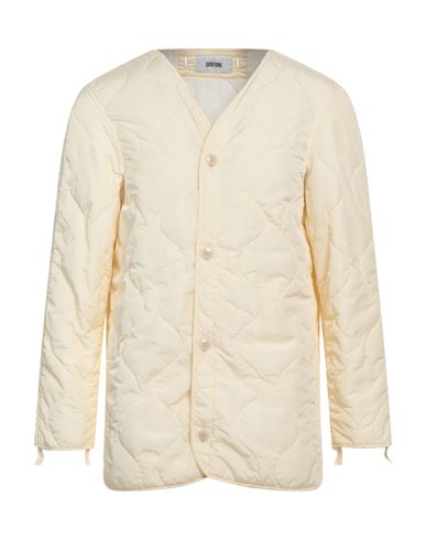 Mauro Grifoni Man Jacket Cream Size 42 Polyamide In White