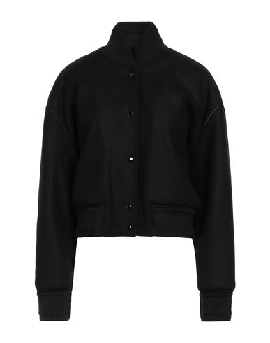 Mauro Grifoni Woman Jacket Black Size 4 Wool, Polyamide, Acrylic