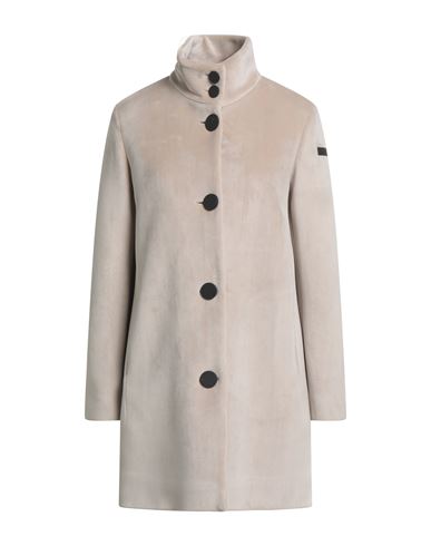 Rrd Woman Coat Beige Size 6 Polyester, Elastane