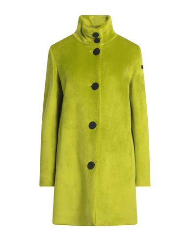 Rrd Woman Coat Lime Green Size 6 Polyester, Elastane