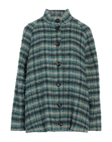Momoní Woman Jacket Deep Teal Size 8 Virgin Wool In Green