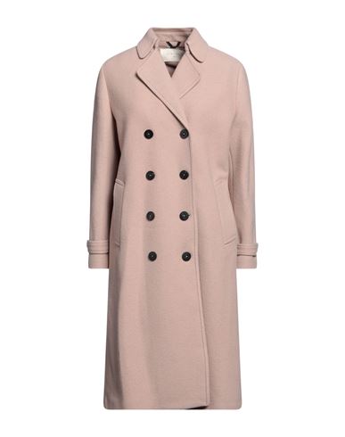 Circolo 1901 Woman Coat Blush Size 6 Virgin Wool In Pink