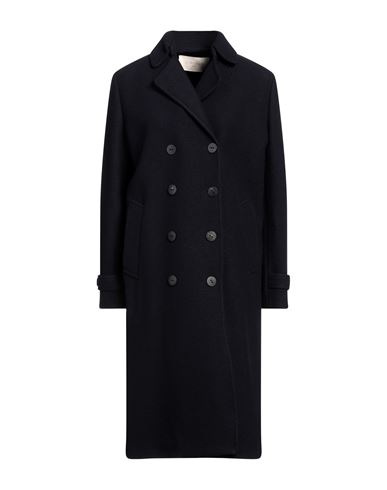 Circolo 1901 Woman Coat Midnight Blue Size 12 Virgin Wool
