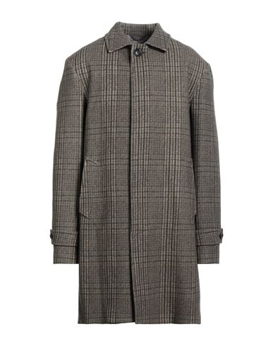 Circolo 1901 Man Coat Dark Brown Size 42 Cotton, Elastane