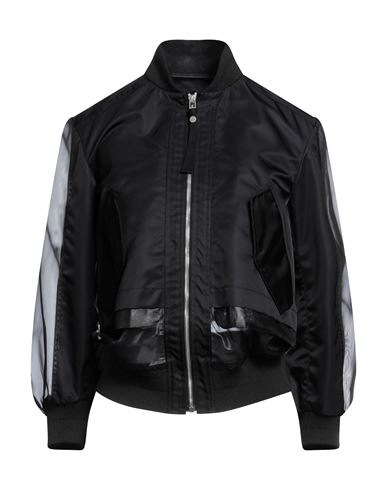 Mr & Mrs Italy Woman Jacket Black Size S Polyamide, Polyester