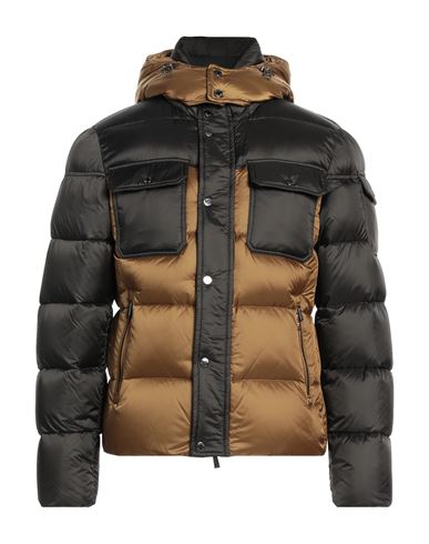 Moorer Man Puffer Camel Size 36 Polyamide In Beige