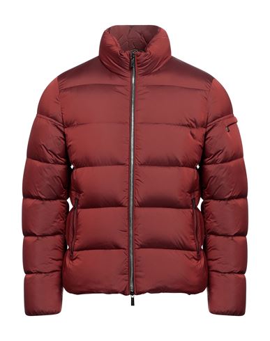 Moorer Man Puffer Brick Size 48 Polyamide, Polyurethane In Red