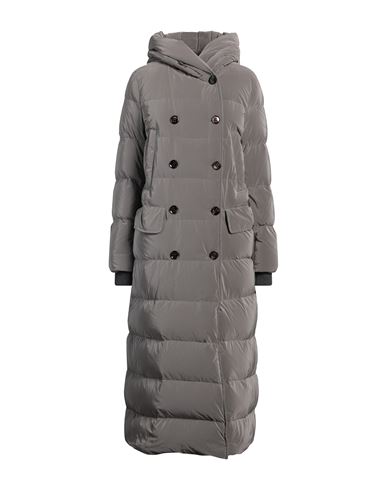 Moorer Woman Puffer Grey Size 4 Polyamide, Polyester In Gray