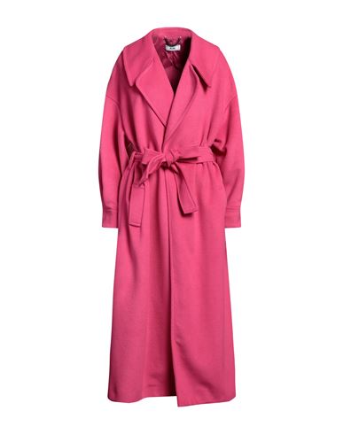Jijil Woman Coat Fuchsia Size 2 Polyester, Viscose
