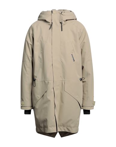 Man Coat Beige Size L PES - Polyethersulfone