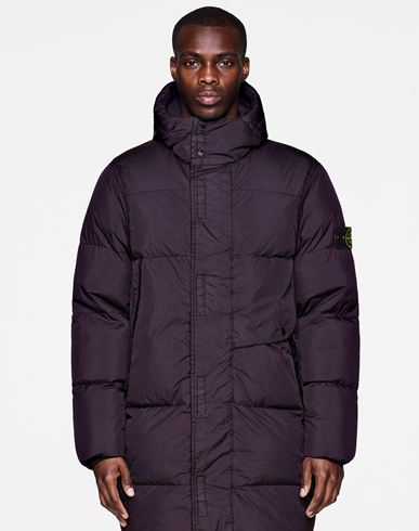 Stone island long cheap down jacket