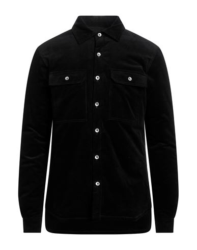 Shop Rick Owens Drkshdw Drkshdw By Rick Owens Man Shirt Black Size S Cotton, Elastane