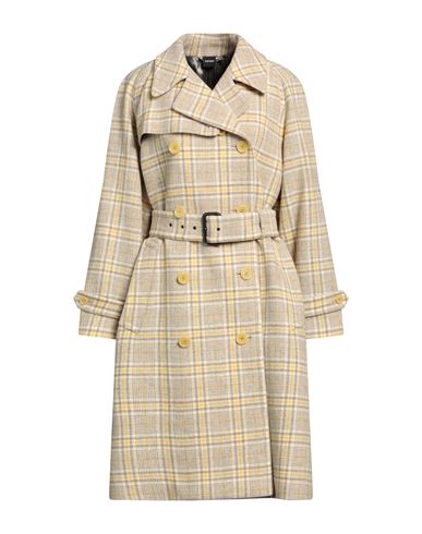 Shop Aspesi Woman Coat Light Yellow Size Xxs Virgin Wool, Viscose