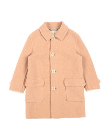 Eleventy Babies'  Toddler Boy Coat Camel Size 7 Wool, Polyamide, Cashmere In Beige