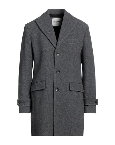 Officina 36 Man Coat Grey Size 42 Wool, Nylon