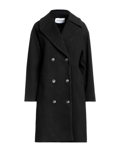 Silvian Heach Woman Coat Black Size 4 Polyester
