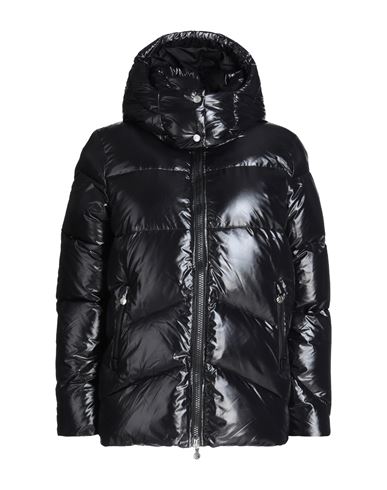 Shop Pyrenex Galactic 2 Woman Puffer Black Size 10 Polyamide, Cotton, Recycled Polyester, Acrylic