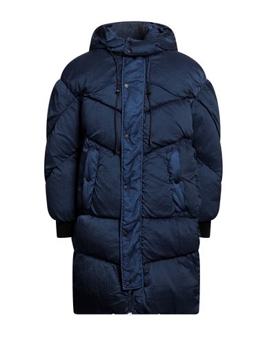 Ahirain Man Down Jacket Blue Size S Polyamide, Polyester, Elastane