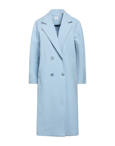 Eleonora Stasi Woman Coat Light Blue Size 10 Polyester